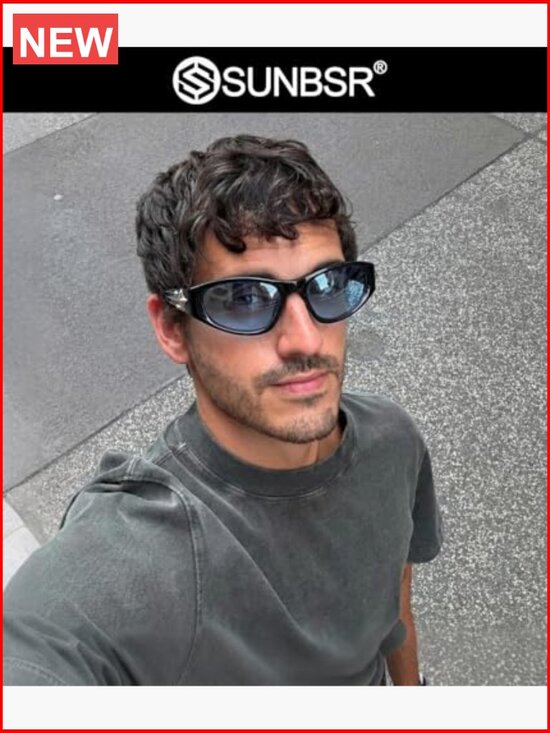 Y2K Wrap Around Sunglasses UV400 Protection Punk Sport Shades main image 7